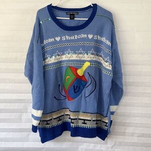 United States Sweaters Men’s Ugly Chanukah Sweater Size 3XL Funny Holiday